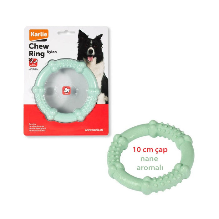 Karlie Naylon Çiğneme Halkası Naneli 10cm