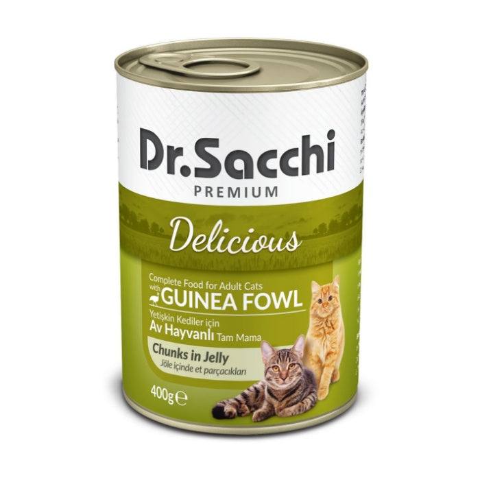 Dr.Sacchi Av Hayvanlı Kedi Konservesi 400gr