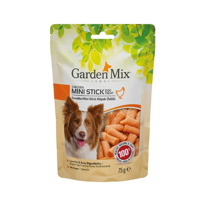 Garden Mix Tavuklu Mini Stick Köpek Ödülü 75gr