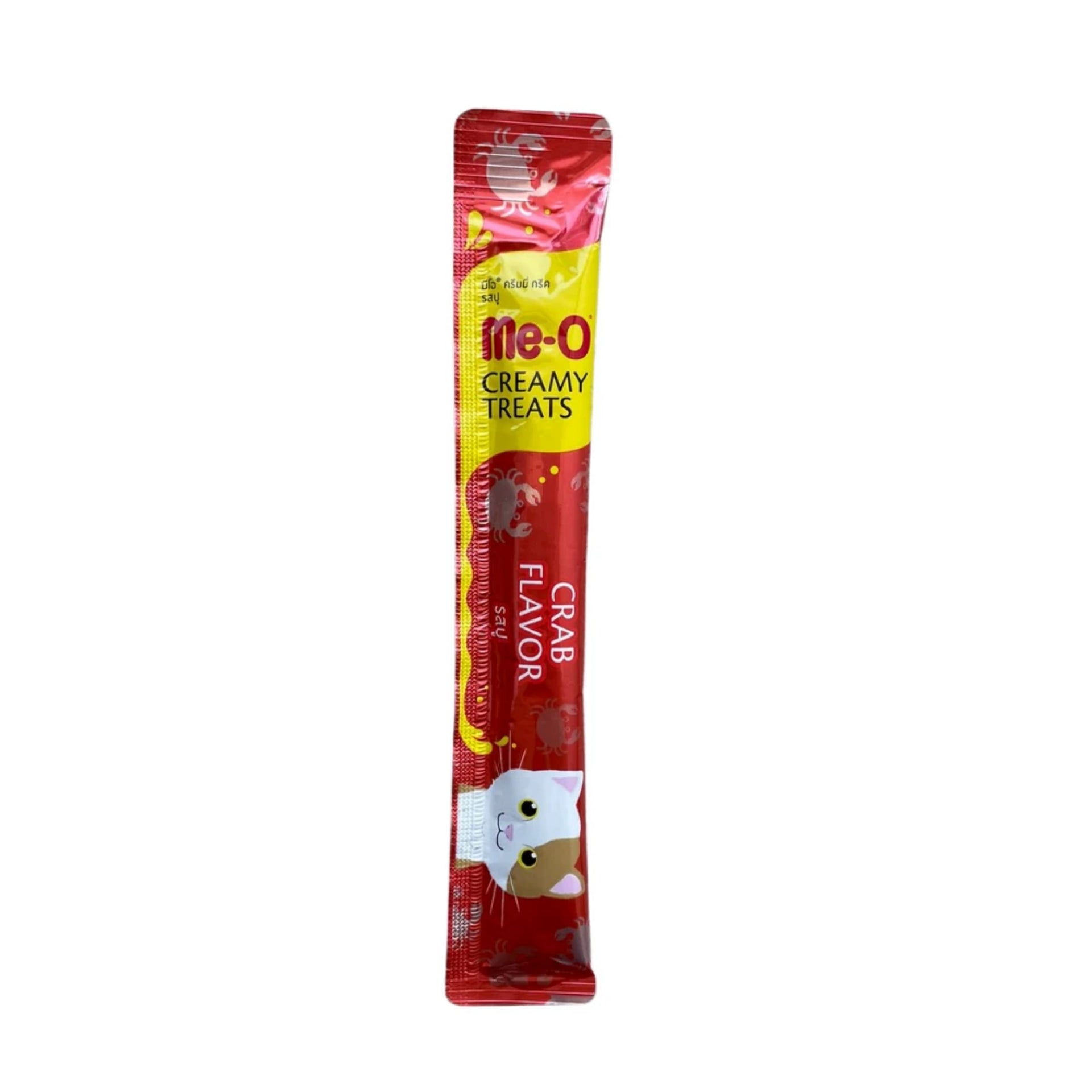 Me-O Creamy Treats Yengeçli Sıvı Kedi Ödülü 15gr