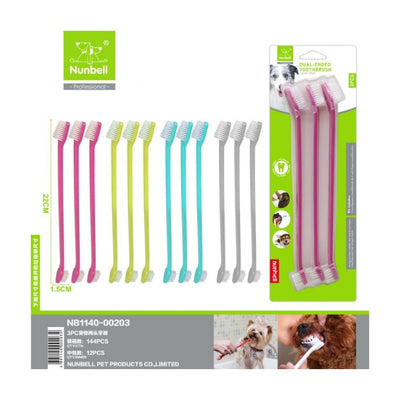 Nunbell Kedi Köpek Diş Fırçası 22cm 3'lü