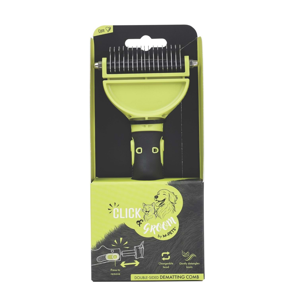 M-PETS Clıck And Groom Kedi Ve Köpek Kıtık Açıcı Tarak