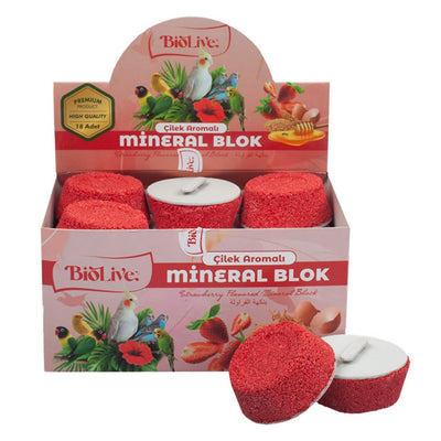 BioLive Çilek Aromalı Mineral Blok