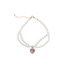 M-Pets Glam Prestige Aksesuar Kalp Kolye Pembe (S)