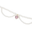 M-Pets Glam Prestige Aksesuar Kalp Kolye Pembe (S)