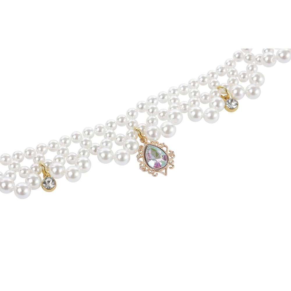 M-Pets Glam Prestige Aksesuar White Jewel (L)