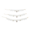 M-Pets Glam Prestige Aksesuar White Jewel (L)