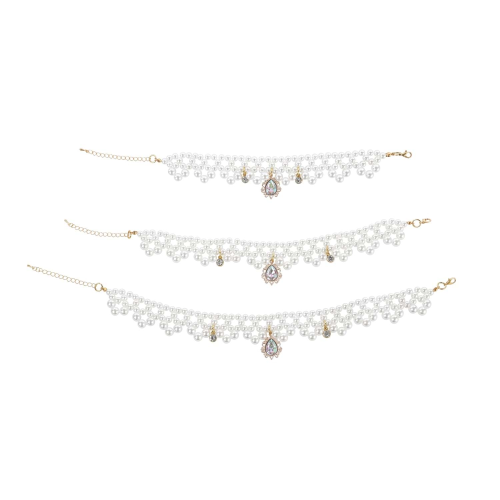 M-Pets Glam Prestige Aksesuar White Jewel (L)