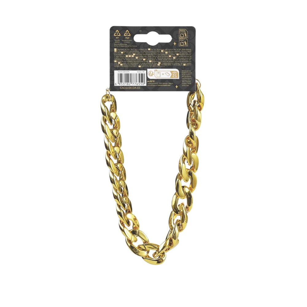 M-Pets Glam Prestige Aksesuar Gold Chain (M)