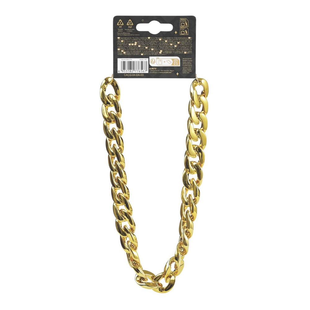 M-Pets Glam Prestige Aksesuar Gold Chain (L)