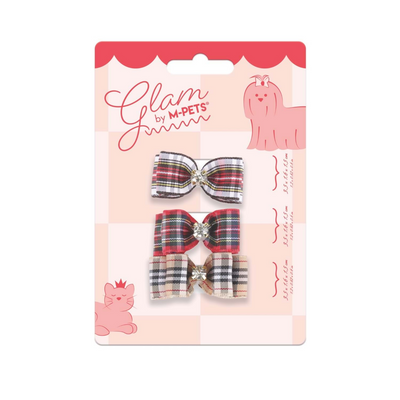 M-Pets Glam Köpekler İçin Aksesuar Toka Red