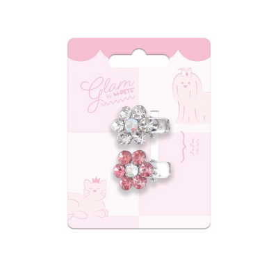 M-Pets Glam Köpekler İçin Aksesuar Toka Pink/White