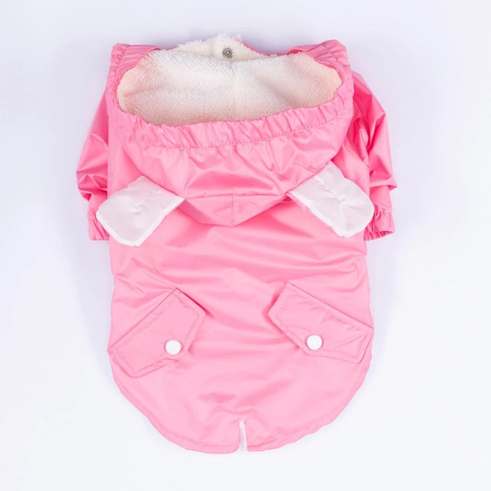Pawstar Pink Sydney Raincoat 2XL