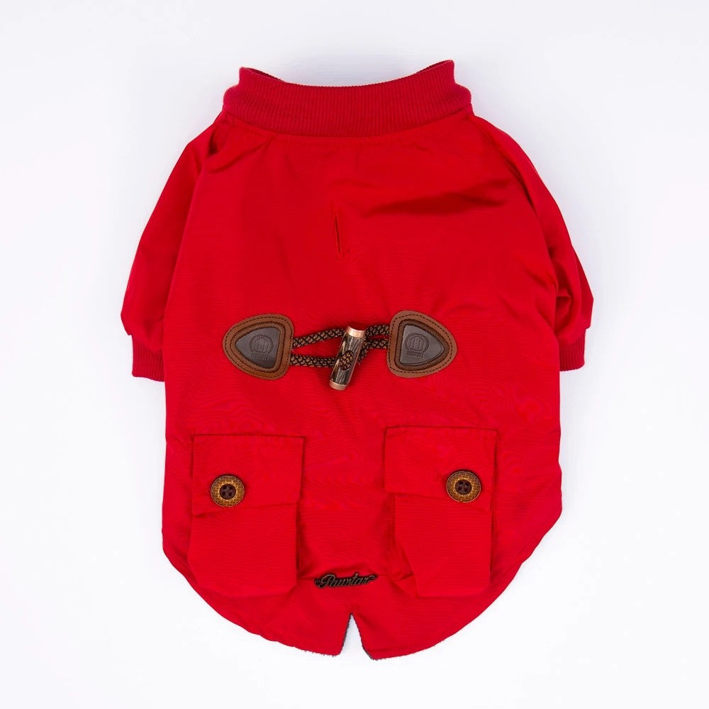 Pawstar Red Charles Raincoat L