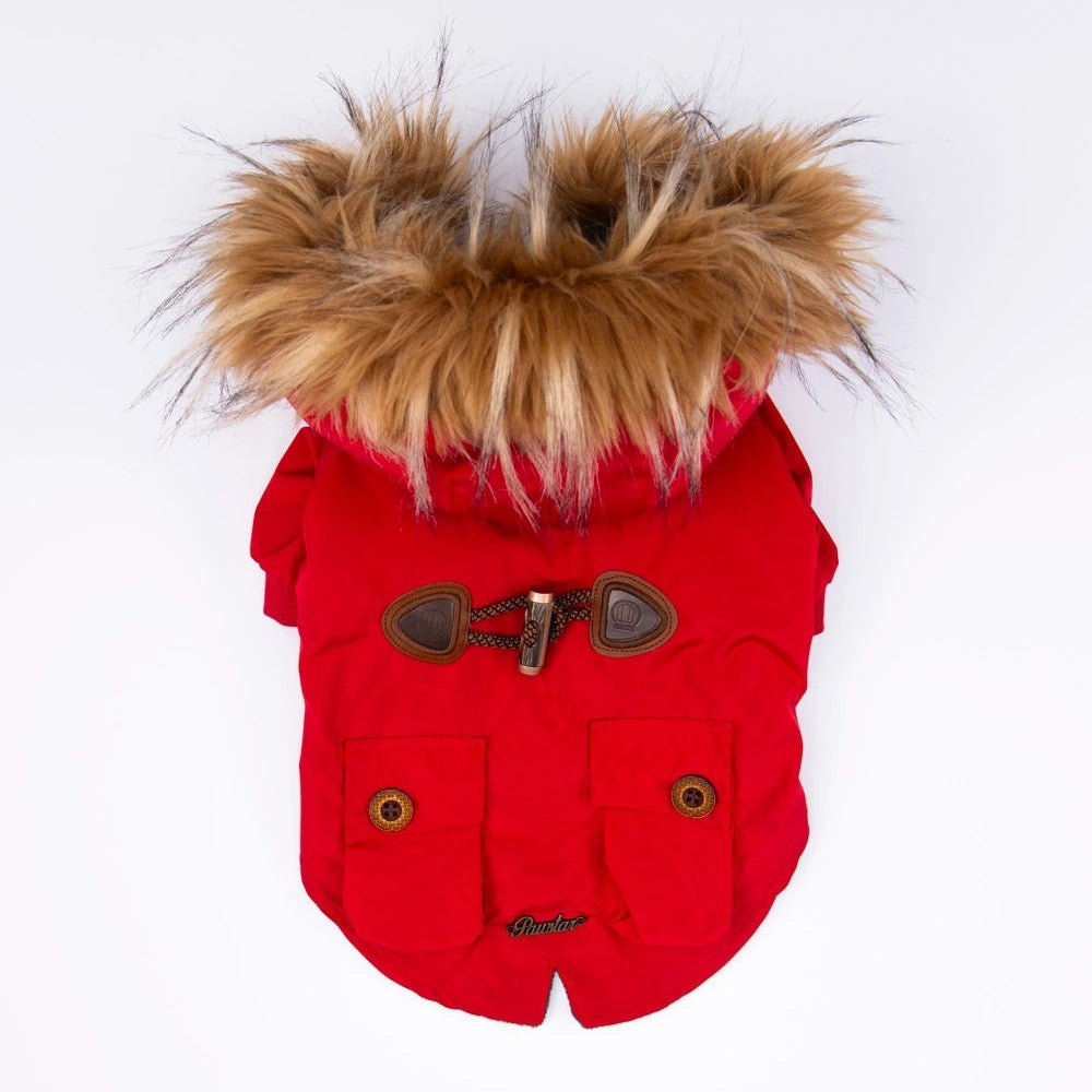 Pawstar Red Charles Raincoat M