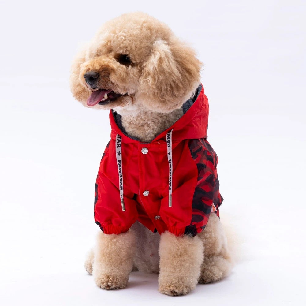 Pawstar Red Dijon Raincoat M