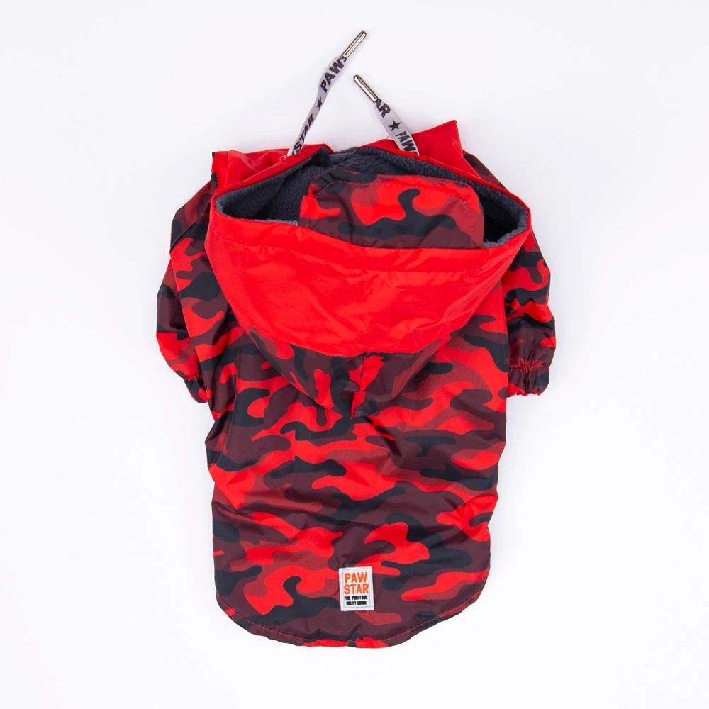 Pawstar Red Dijon Raincoat M