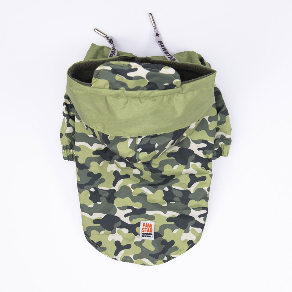 Pawstar Green Dijon Raincoat L