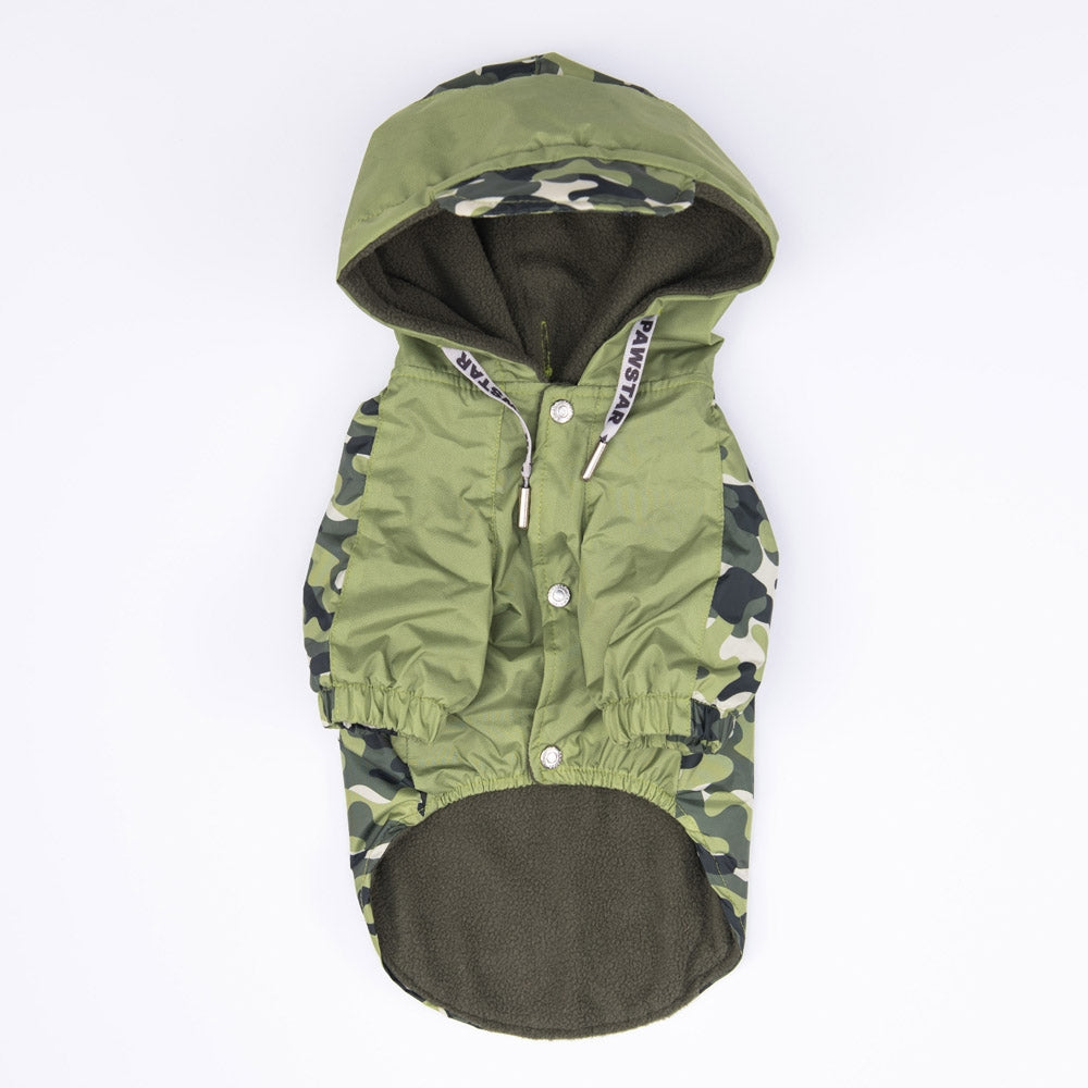 Pawstar Green Dijon Raincoat L