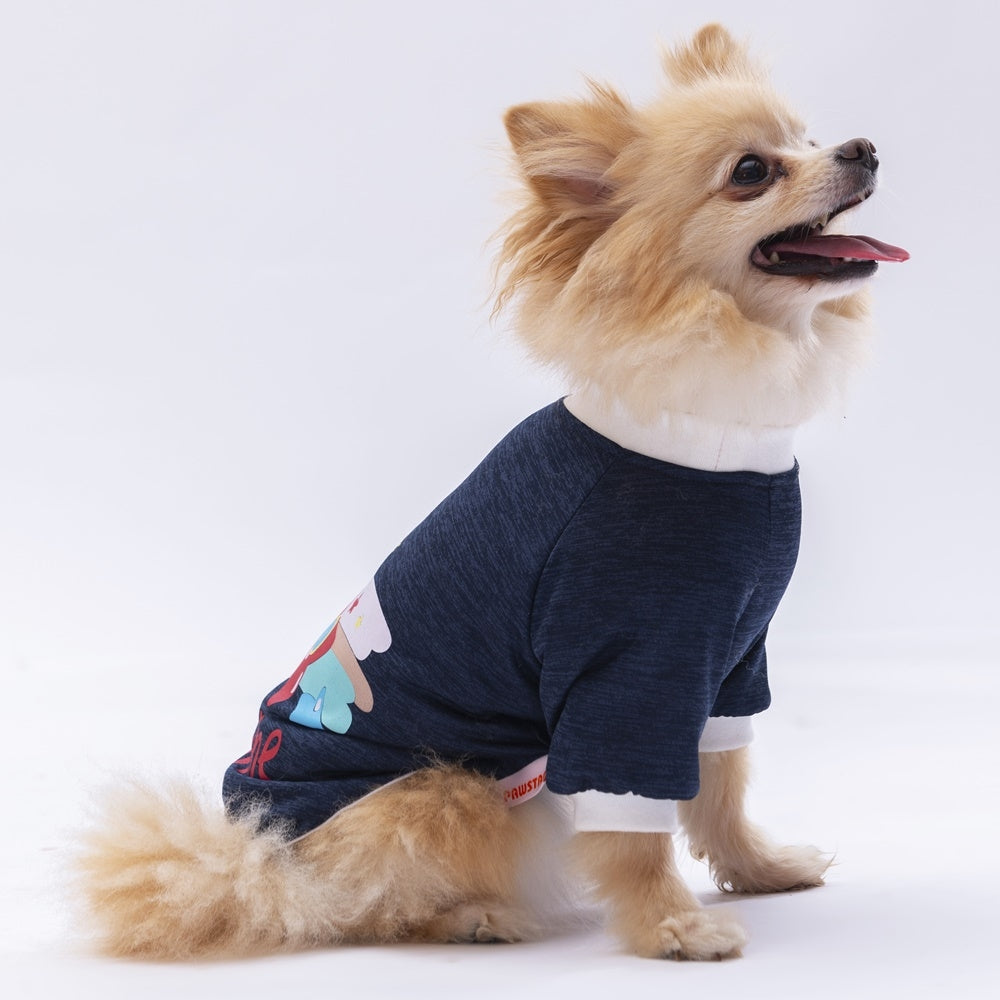 PawStar Navy Blue Shine Sweat XL