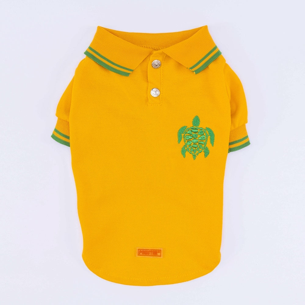 PawStar Yellow Marine Polo Shirt 2XL