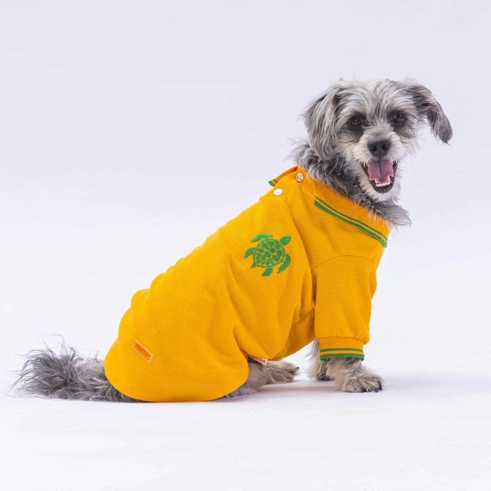 PawStar Yellow Marine Polo Shirt L