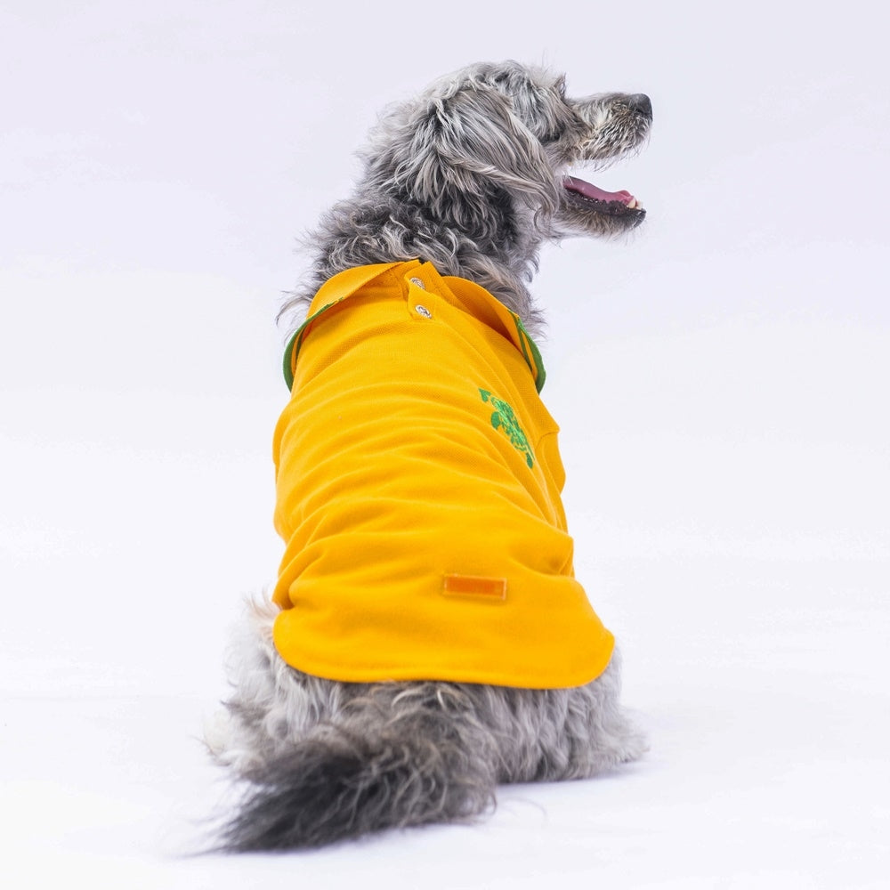 PawStar Yellow Marine Polo Shirt XL