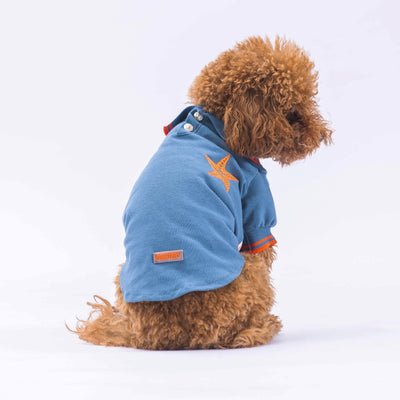 PawStar Blue Marine Polo Shirt 2XL