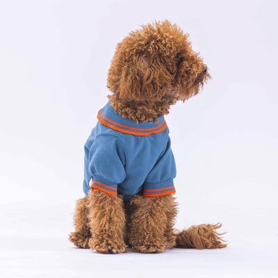 PawStar Blue Marine Polo Shirt M