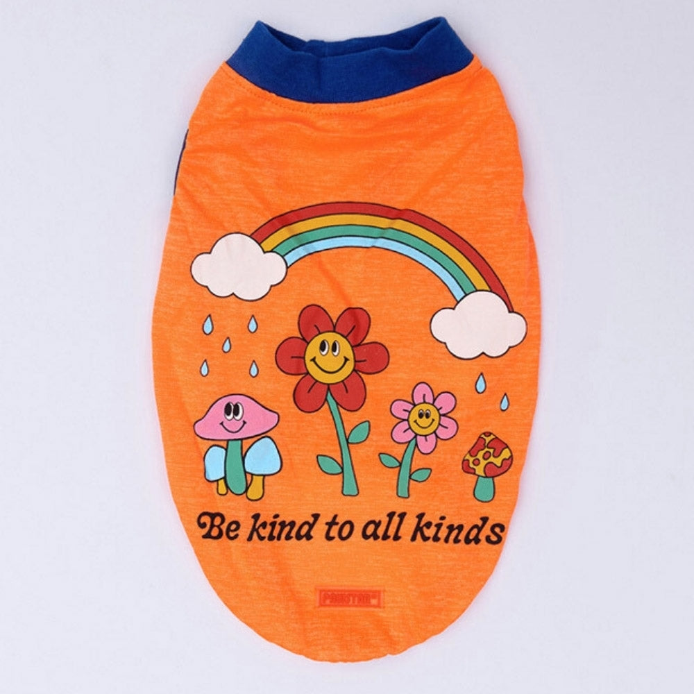 PawStar Neon Orange Be Kind M