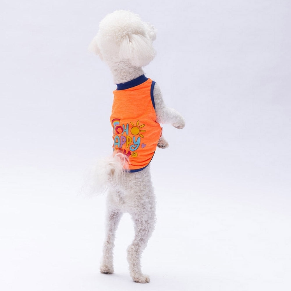 PawStar Neon Orange Happy Day M