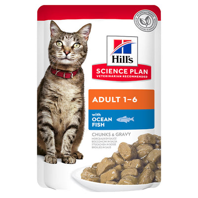 Hill’s SP Okyanus Balıklı Yetişkin Kedi Pouch 85g