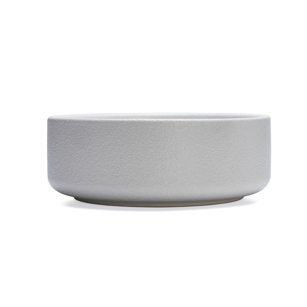 Beeztees DBL Köpek Mama Su Kabı, Seramik, Mat Beyaz, 16cm, 800ml