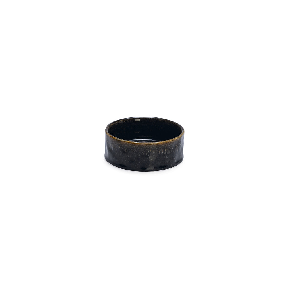 Beeztees DBL Köpek Mama Su Kabı, Seramik, Siyah, 13,5cm, 500ml