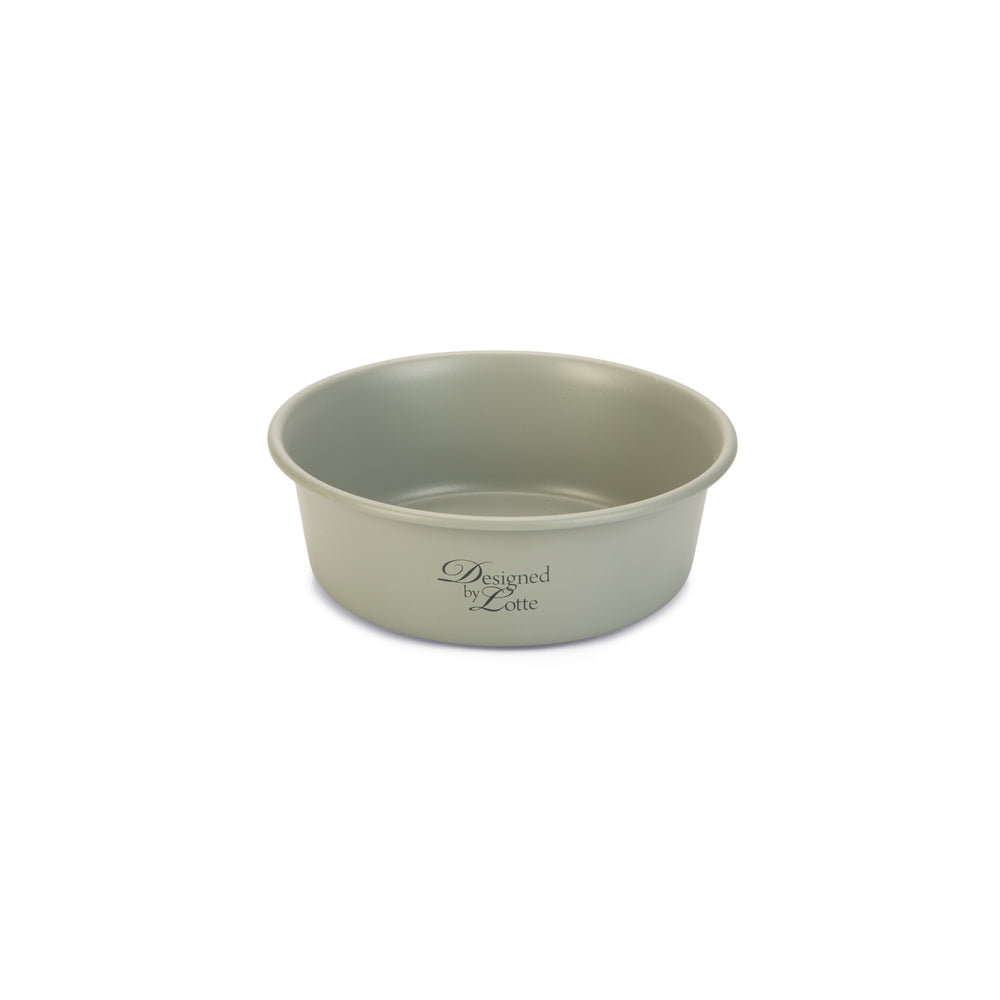 Beeztees DBL Köpek Mama Su Kabı, Mat Gri Paslanmaz Çelik, 16cm, 940ml