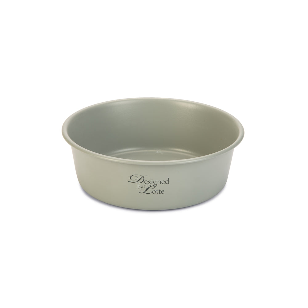 Beeztees DBL Köpek Mama Su Kabı, Mat Gri Paslanmaz Çelik, 20cm, 1,9L
