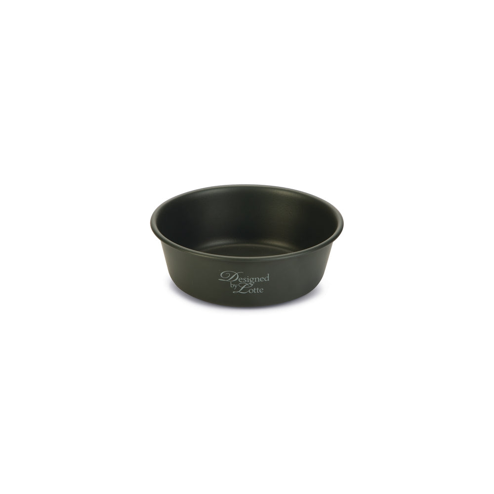 Beeztees DBL Köpek Mama Su Kabı, Mat Siyah Paslanmaz Çelik, 13cm, 470ml