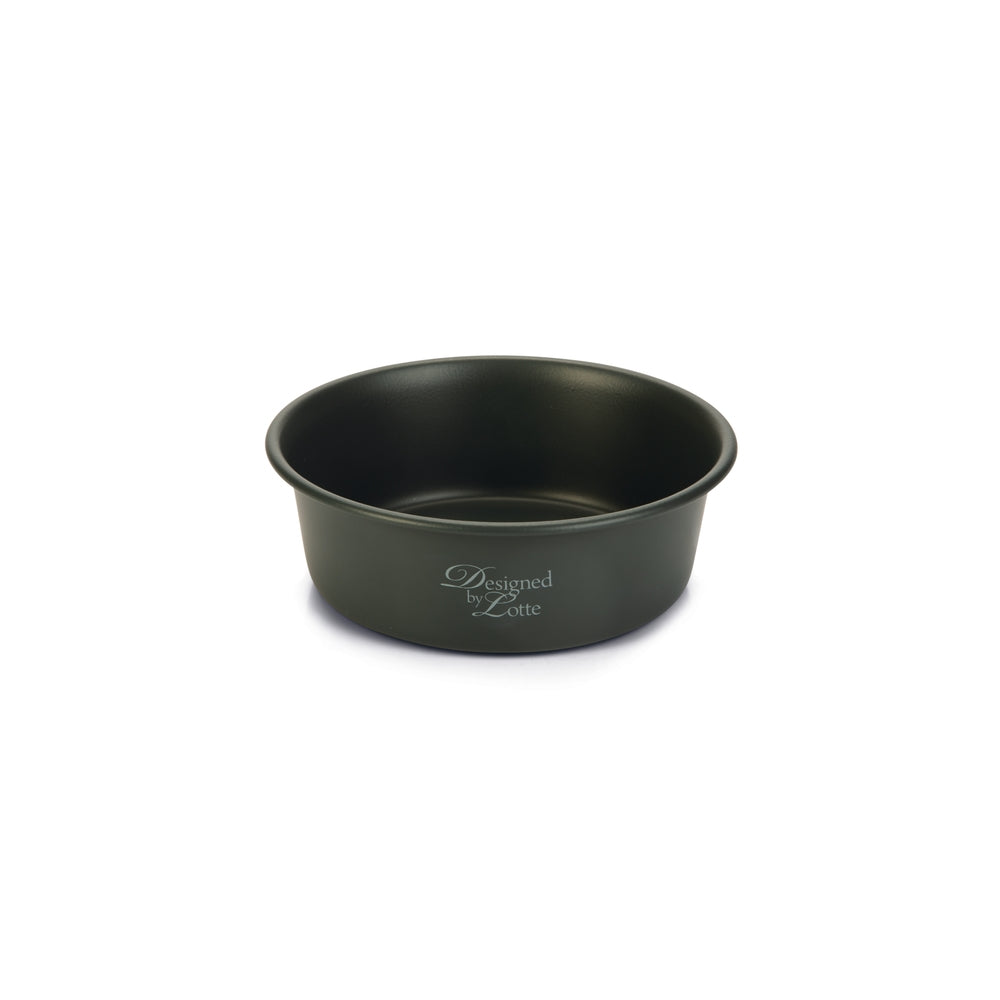 Beeztees DBL Köpek Mama Su Kabı, Mat Siyah Paslanmaz Çelik, 16cm, 940ml