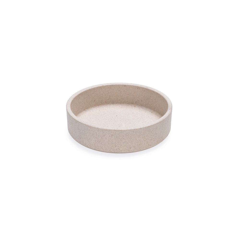 Beeztees DBL Kedi Mama Su Kabı, Bambu, Bej 12cm, 250ml