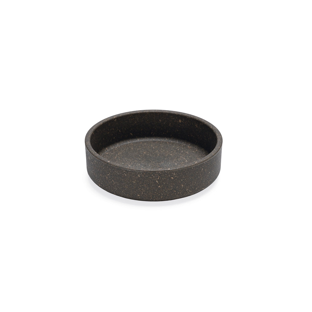 Beeztees DBL Kedi Mama Su Kabı, Bambu, Antrasit 12cm, 250ml