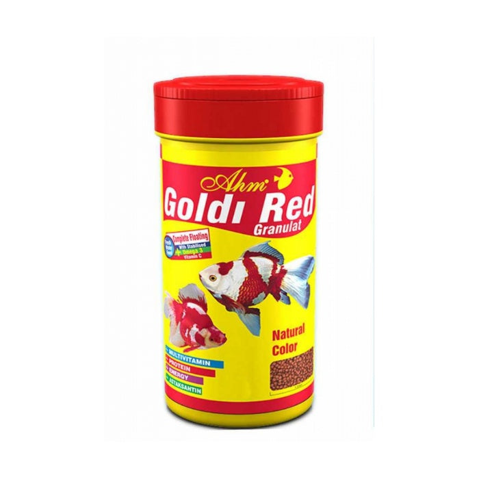 Ahm Goldi Red Granulat Balık Yemi 250ml