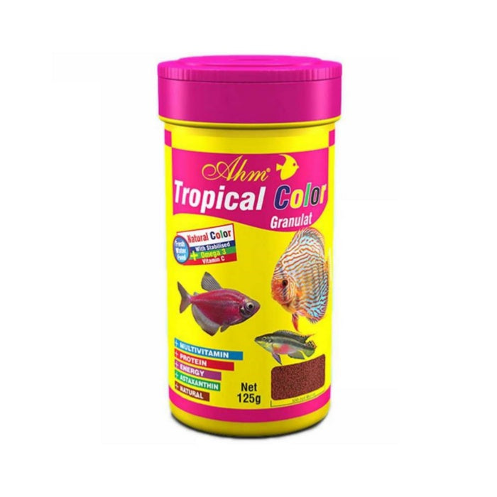 Ahm Tropical Colour Granulat Balık Yemi 250ml