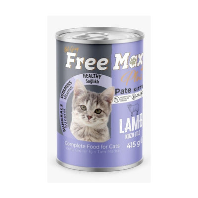 Free Max Kuzu Etli Yavru Kedi Konservesi 415gr