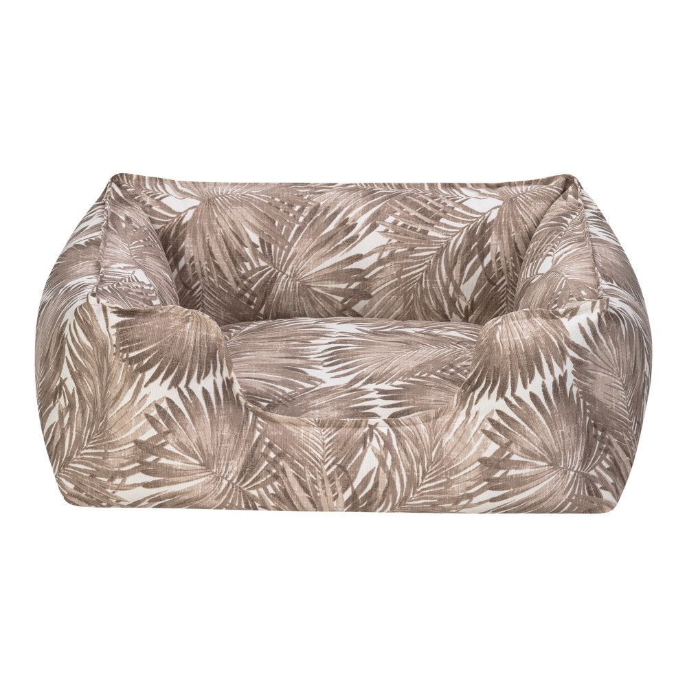 Pet Comfort Alpha Açık Kahverengi- Beyaz Köpek Yatağı M 80x65cm