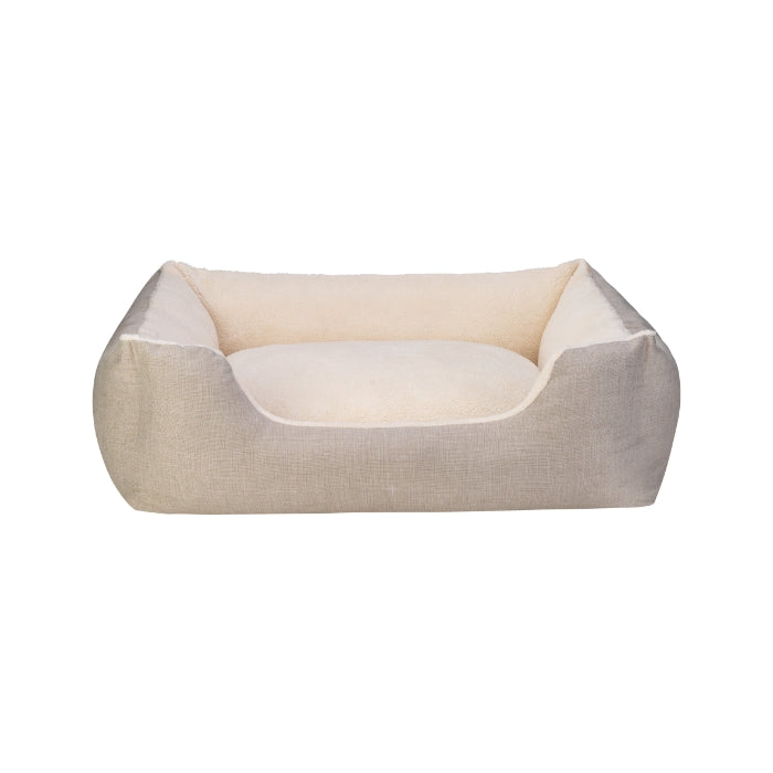 Pet Comfort Echo Varro Ekru-Ekru Köpek Yatağı L 85x105cm