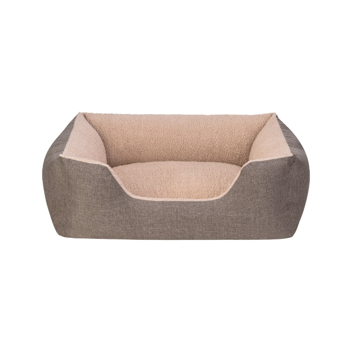 Pet Comfort Echo Varro Kahve-Bej Köpek Yatağı M 65x80cm
