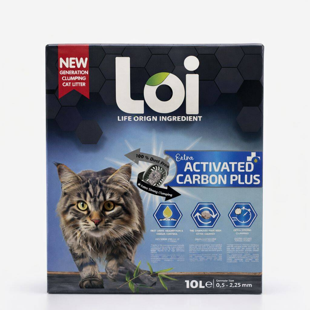 Loi Aktif Karbonlu Kedi Kumu 10 Litre