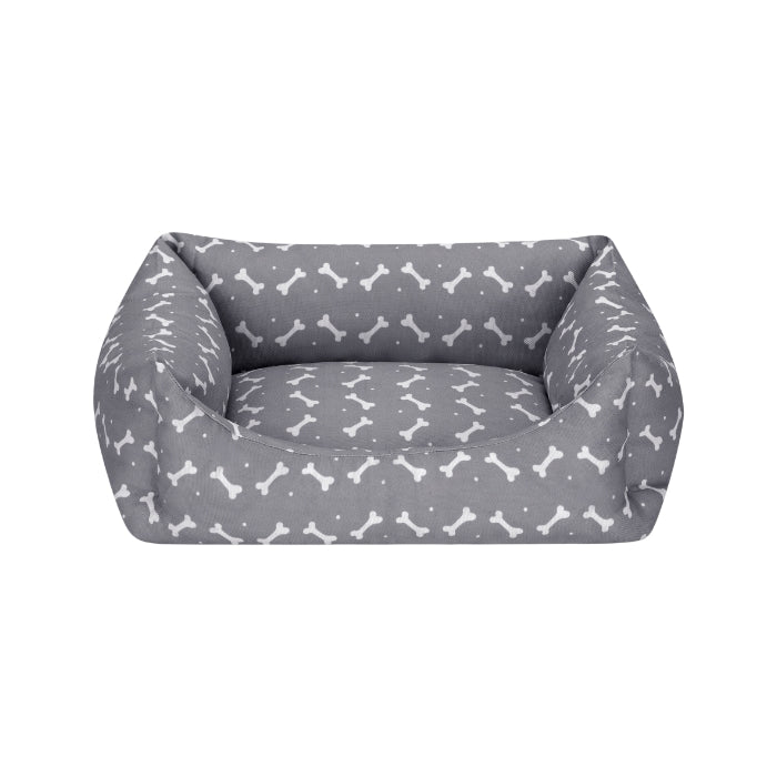 Pet Comfort Uniform Bone Gri-Beyaz Kedi ve Köpek Yatağı S 40x50cm