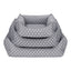 Pet Comfort Uniform Gri Puantiyeli Kedi ve Köpek Yatağı S 60x50cm