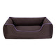 Pet Comfort Alpha Köpek Yatağı Kahverengi w Mor Biye M 80x65cm